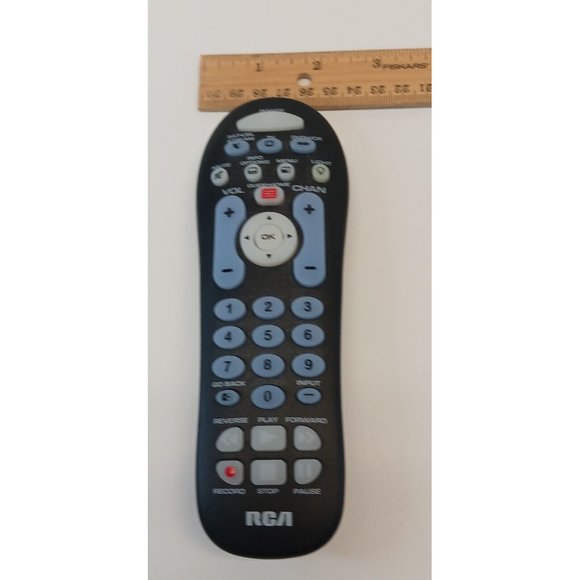 RCA 3- Device Universal Remote Control RC313BZ Big Buttons Simple Navigation GUC - Picture 6 of 8